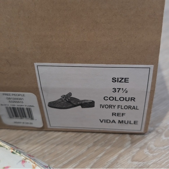 Free People Floral Mules with Chain Detail - Picture 5 of 9